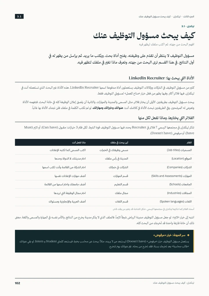 كيف يبحث مسؤول التوظيف عنك